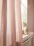 Semi-Sheer Curtain in Cotton Gauze Light Blue+Light Pink 