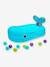 Inflatable Whale Bath Tub, by INFANTINO Blue 