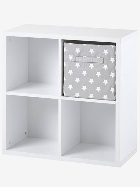 4-Box Storage Unit White 