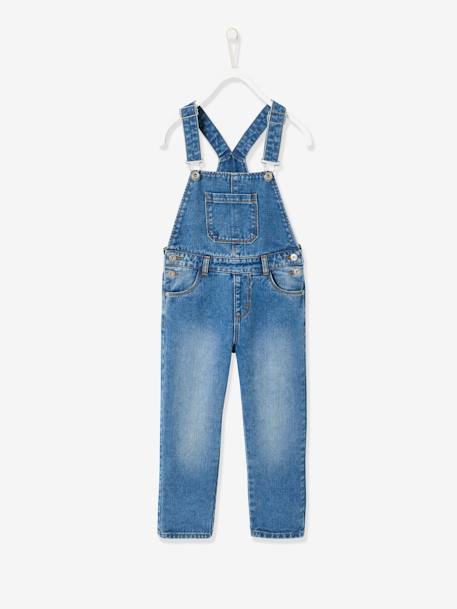 Denim Dungarees for Girls Denim Blue 