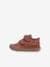 Boots for Baby Boys, Cocoon Velcro by NATURINO®, Designed for First Steps BROWN LIGHT SOLID+Dark Blue 