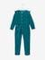 Corduroy Jumpsuit with Ruffles, for Girls Dark Green 