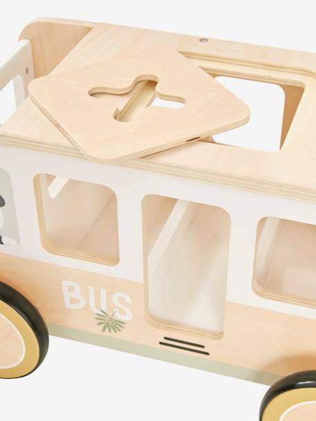 Ride-On Bus for Soft Toys in FSC® Wood, Hanoi Multi 