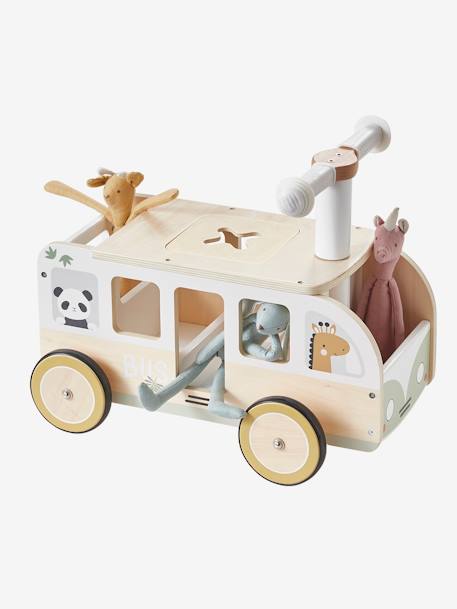 Ride-On Bus for Soft Toys in FSC® Wood, Hanoi Multi 