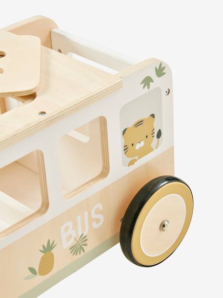 Ride-On Bus for Soft Toys in FSC® Wood, Hanoi Multi 