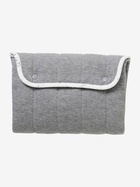 Travel Changing Mat Dark Blue/Print+Light Grey 