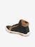 Leather Ankle Boots with Laces & Zips for Boys Black 