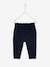 Fleece Trousers, Elasticated Waistband, for Babies Dark Blue+dusky pink+GREEN DARK SOLID 