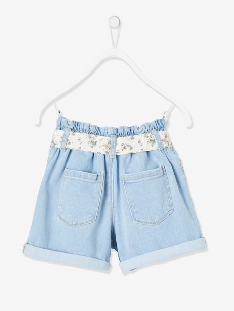 Shorts for Girls Bleached Denim 