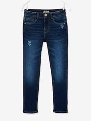 Girls-MEDIUM Hip MorphologiK Slim Leg Waterless & Distressed Jeans for Girls