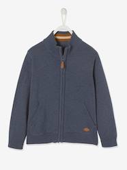 Boys-Cardigans, Jumpers & Sweatshirts-Cardigans-High Neck Jacket with Zip, for Boys