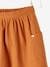 Reversible Skirt, Plain or with Floral Print, for Girls Blue+Camel+ORANGE MEDIUM SOLID 