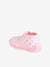 Pram Shoes with Zip, Made in France, for Baby Girls Light Pink/Print 