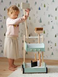 Toys-Role Play Toys-Workshop Toys-Wooden Cleaning Trolley - Wood FSC® Certified