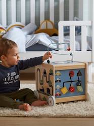 Toys-Activity Cubes to Throw, in FSC® Wood, Small Cars