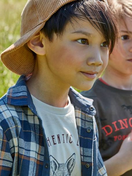 Flannel Chequered Shirt for Boys BROWN DARK CHECKS+Dark Blue Checks+GREEN MEDIUM CHECKS 