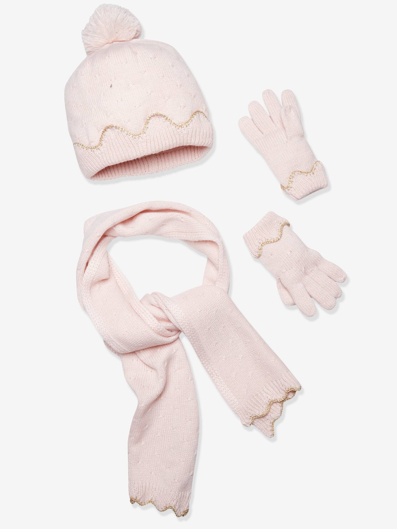 childrens hat scarf and gloves set