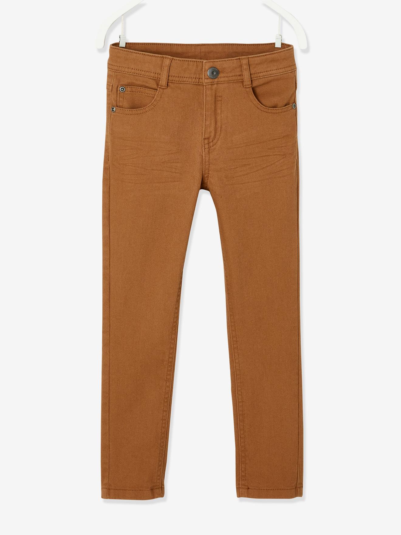 Dark orange hot sale trousers