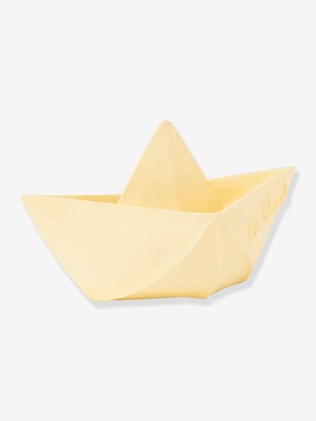 Origami Boat Bath Time Toy, by OLI & CAROL BEIGE LIGHT SOLID+BEIGE MEDIUM STRIPED 