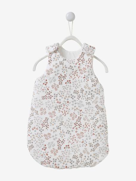 Baby Doll Sleep Bag in Cotton Gauze, Flora Multi 