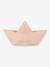 Origami Boat Bath Time Toy, by OLI & CAROL BEIGE LIGHT SOLID+BEIGE MEDIUM STRIPED+GREEN LIGHT SOLID 