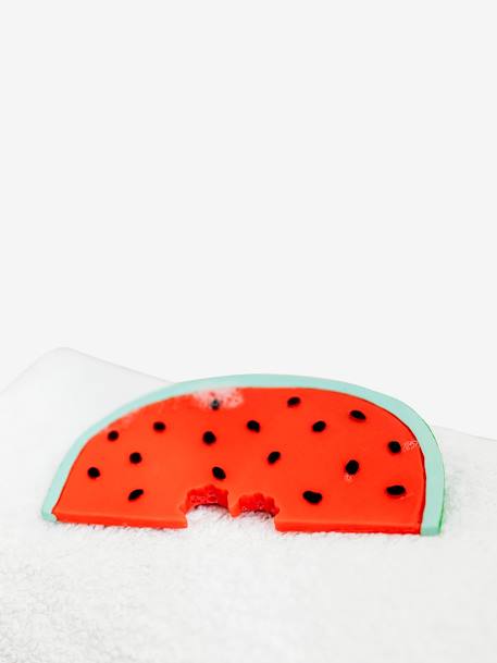 Wally the Watermelon Teether, by OLI & CAROL PINK BRIGHT SOLID 