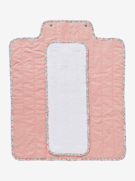 Travel Changing Mat Dark Blue/Print+Light Grey+Pink 