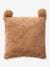 Square Bear Cub Cushion Brown 