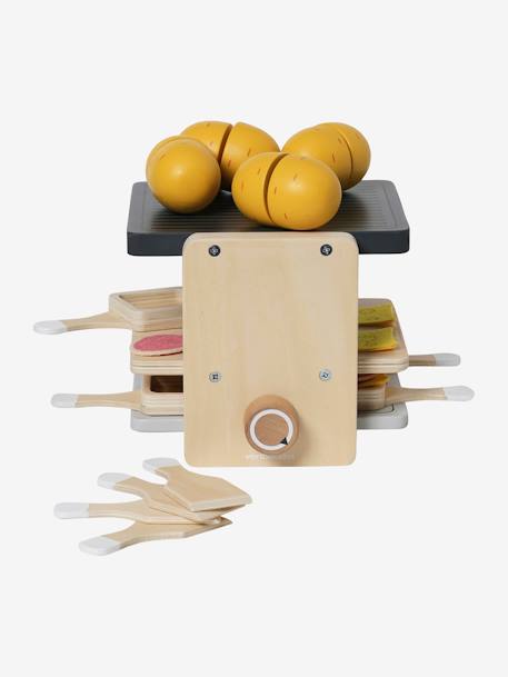 Raclette Grill Set in FSC® Wood Multi 