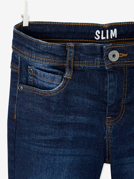 WIDE Hip, MorphologiK Slim Leg Waterless Jeans, for Boys Dark Blue+Dark Grey+Denim Blue+double stone 