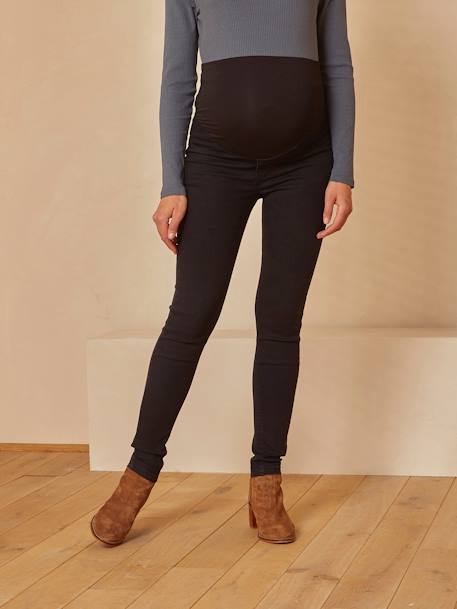 Denim Treggings for Maternity Black+BLUE MEDIUM SOLID+Dark Blue+Grey+Light Denim Blue 