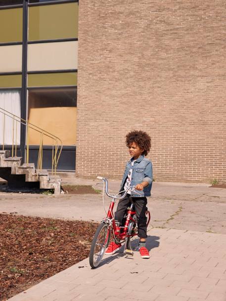 Revamped Denim Jacket, for Boys Denim Blue 