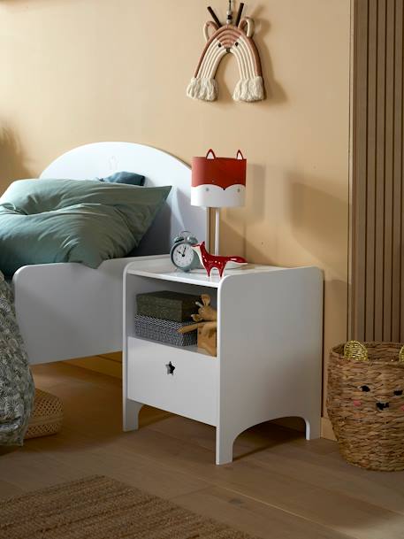 Bedside Table, Sirius Theme White 