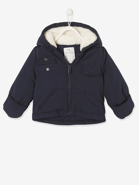 2-in-1 Pramsuit Jacket for Babies Dark Blue 