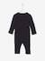 Long Sleeve Jumpsuit in Rib Knit for Babies Beige+Dark Blue+marl grey 