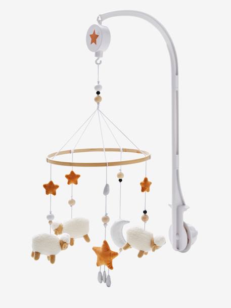 Musical Mobile Set, Little Lamb White 