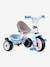 Baby Balade Plus Tricycle - SMOBY BLUE LIGHT SOLID+PINK LIGHT SOLID 