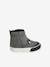 Fancy Boots with Zip for Baby Boys Dark Grey 