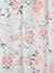 Semi-Sheer Curtain, Eau de Rose White/Print 