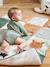 Padded Play Mat, Green Forest White 