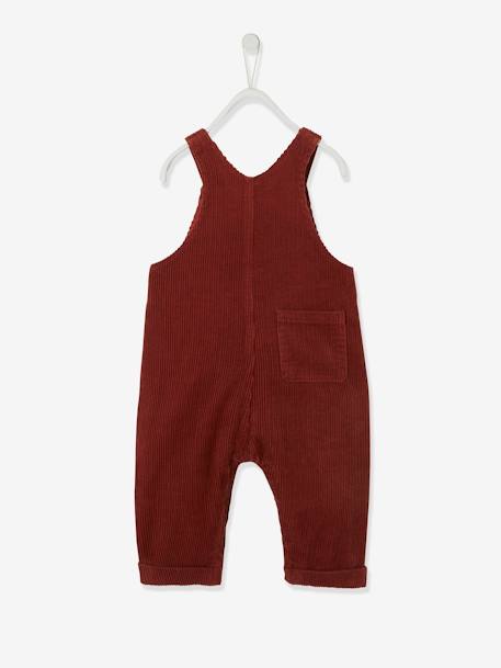 Corduroy Dungarees for Baby Boys Red 