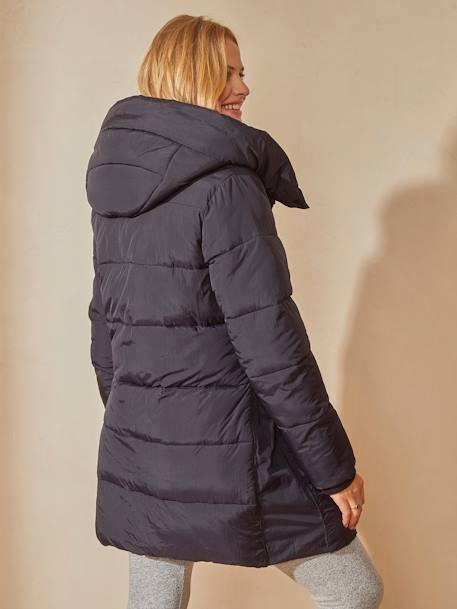 Adaptable Padded Coat, Maternity & Post-Maternity Black 