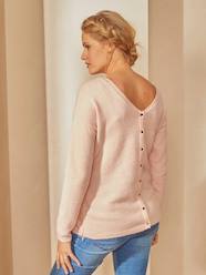 Maternity-Knitwear-Front/Back Jumper, Maternity & Nursing