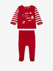 Baby-Pyjamas-Christmas Velour Pyjamas for Babies