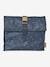 Lunch Box in Coated Cotton Dark Blue/Print 