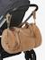 Changing Bag, Baby Roll in Plush Fabric BEIGE LIGHT SOLID 