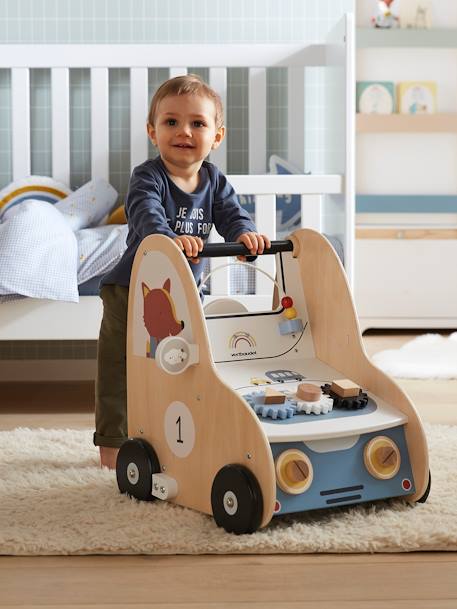 Push Walker with Brakes in FSC® Wood Multi 