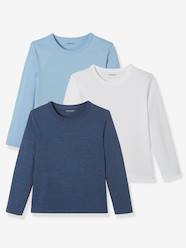 Boys-Underwear-T-Shirts-Pack of 3 Long Sleeve Tops for Boys