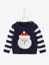 Baby-Jumpers, Cardigans & Sweaters-Jumpers-Father Christmas Knit Jumper for Babies