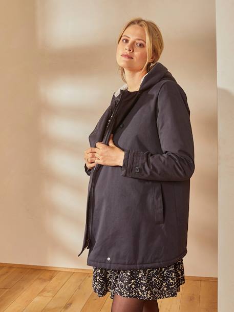 Adaptable Parka, Maternity & Post-Maternity Black 